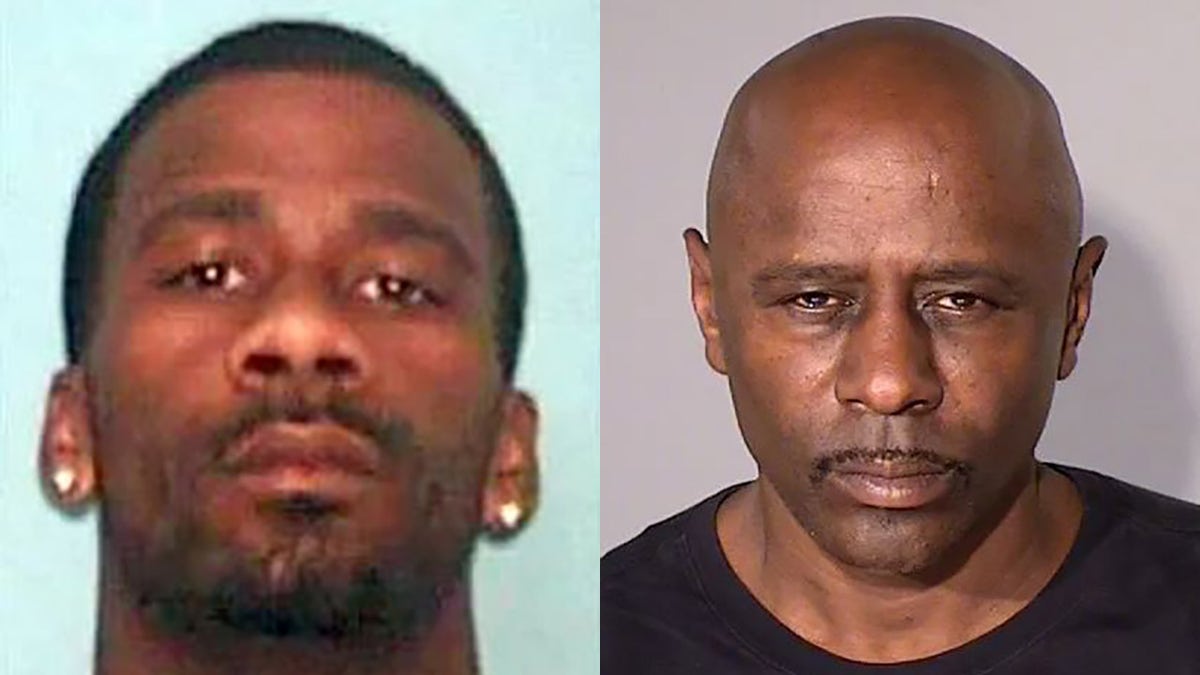 Linked to the Wisconsin SUV murders are Antoine Suggs, 37, and Darren McWright (aka Darren Osborne), 56, authorities say. (Dunn County Sheriff’s Office/Ramsey County Sheriff’s Office)