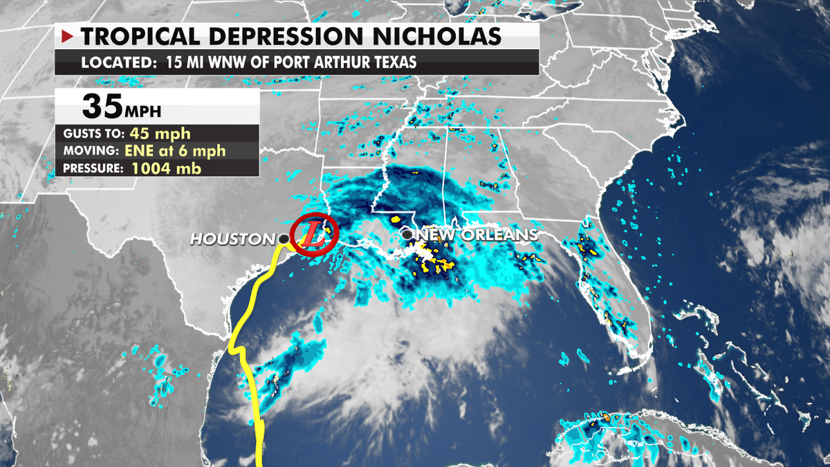 Tropical Depression Nicholas