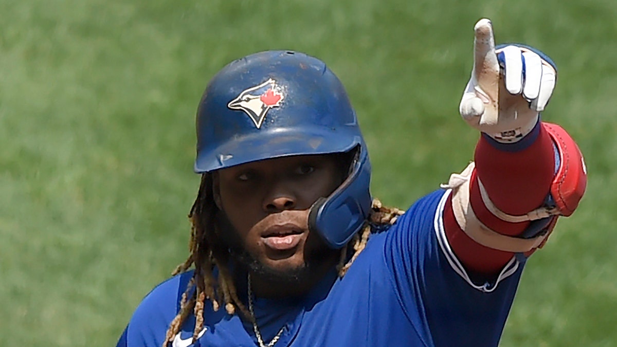 Vladimir Guerrero Jr. points