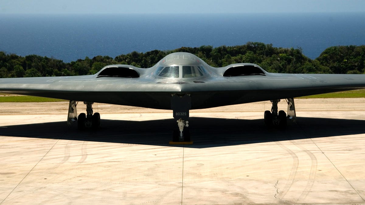 Stealth bomber in Guam