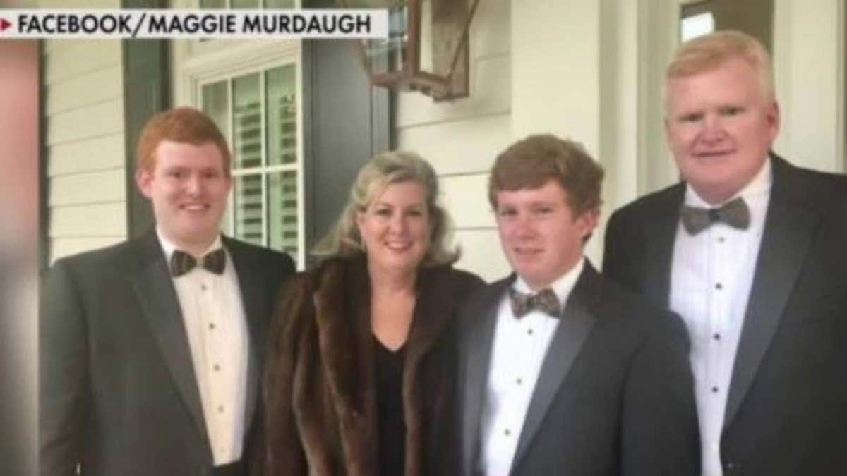 Alex Murdaugh, right, is shown here with his family. South Carolina authorities have opened an investigation into the death of Murdaugh’s housekeeper, officials said Wednesday. 