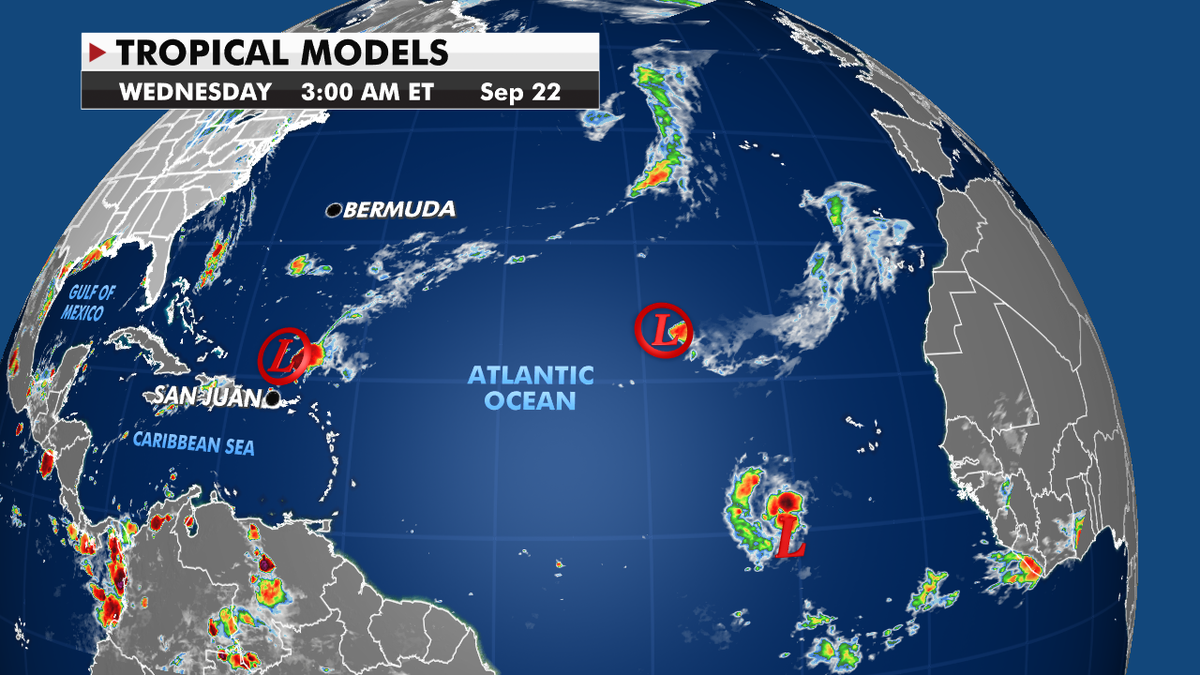 Tropical models over the Atlantic