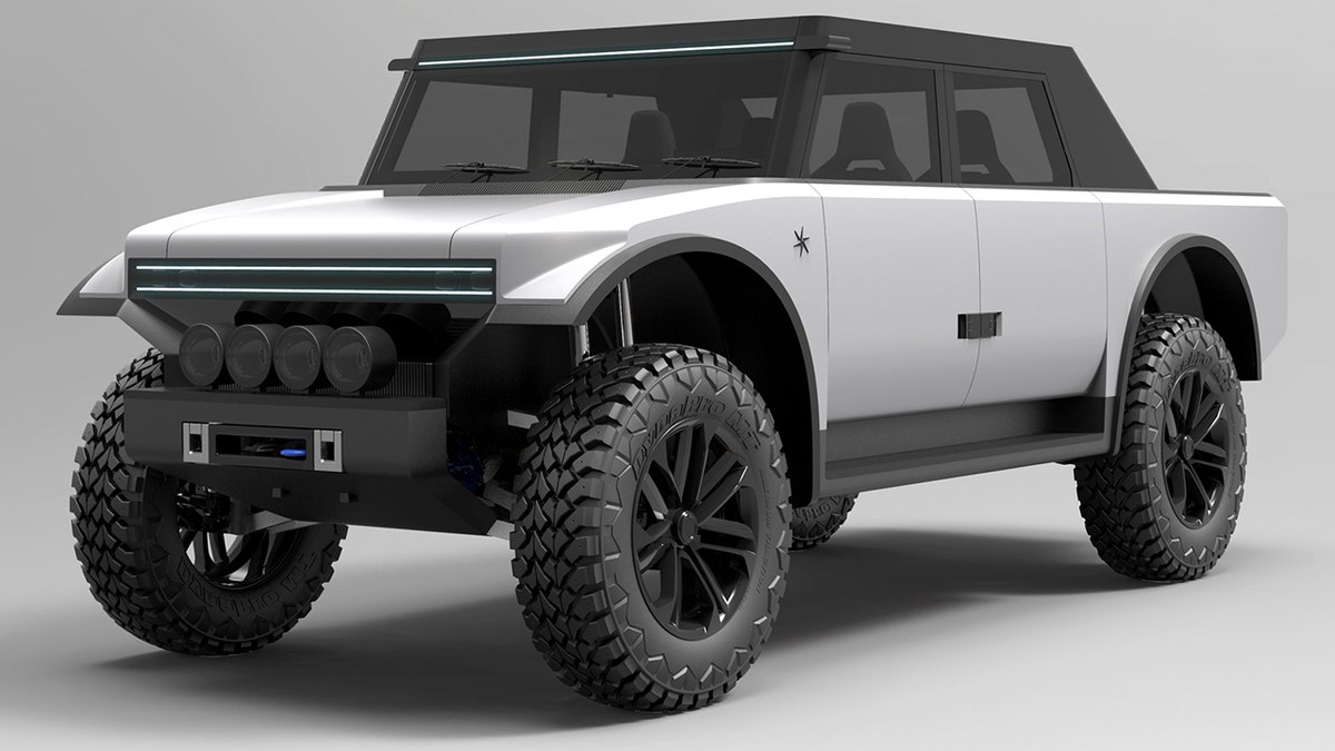 This design rendering offers a look at the style of the production truck.