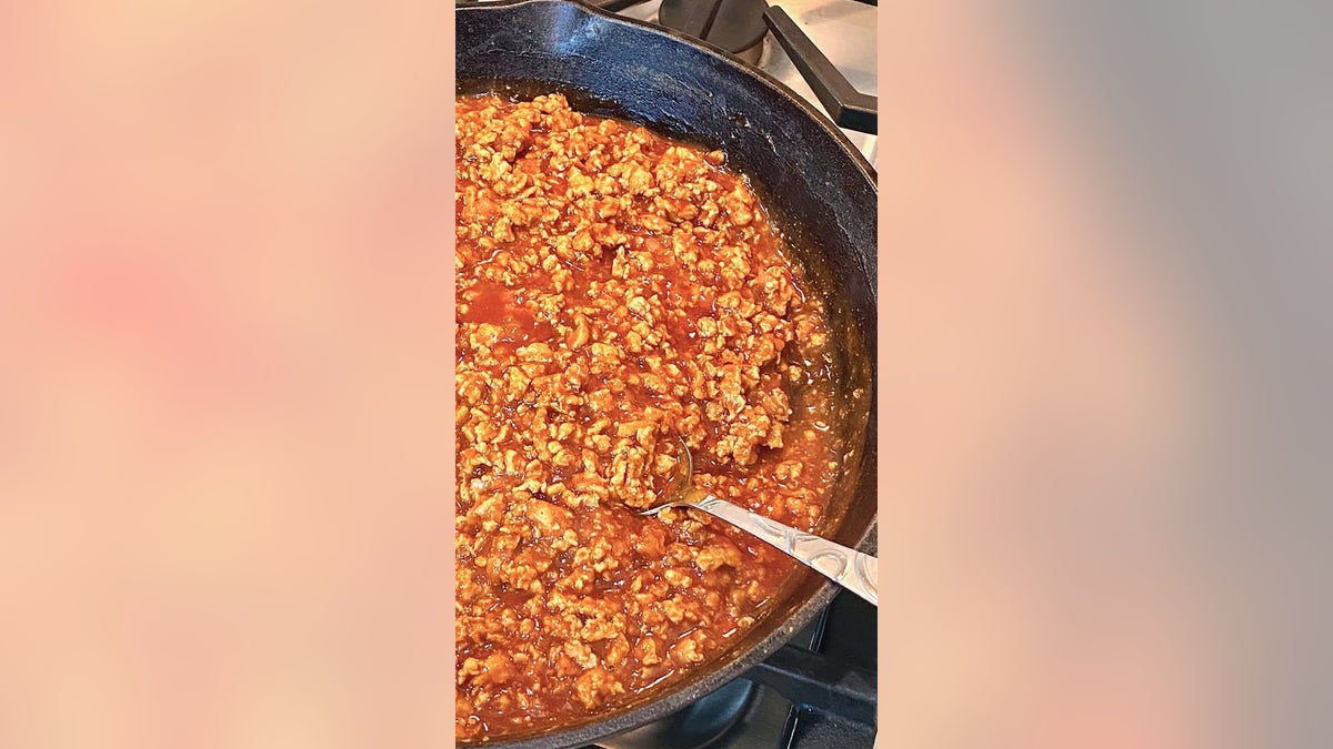 Even though it’s called the "Easy Hot Dog Chili" recipe, Morgan says in her blog post that the chili is more of a condiment or sauce that can go on burgers, nachos, baked potatoes, and loaded fries.