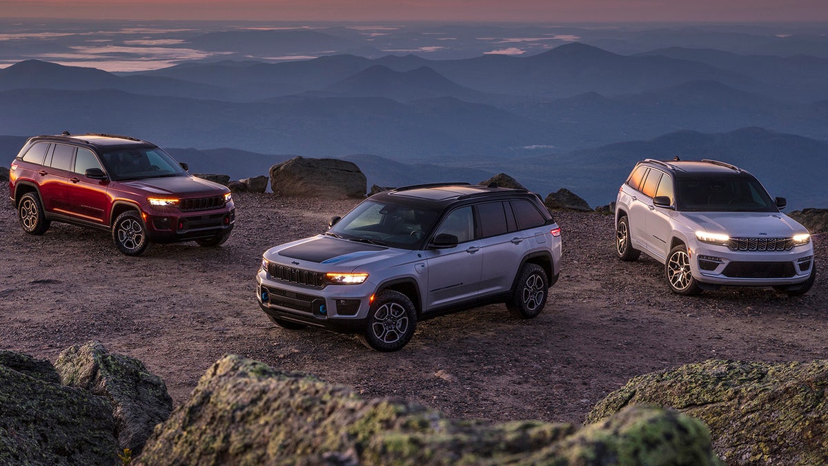 The Grand Cherokee Trailhawk, Grand Cherokee Trailhawk 4xe and Jeep Grand Cherokee Summit Reserve 4xe are among the models available.