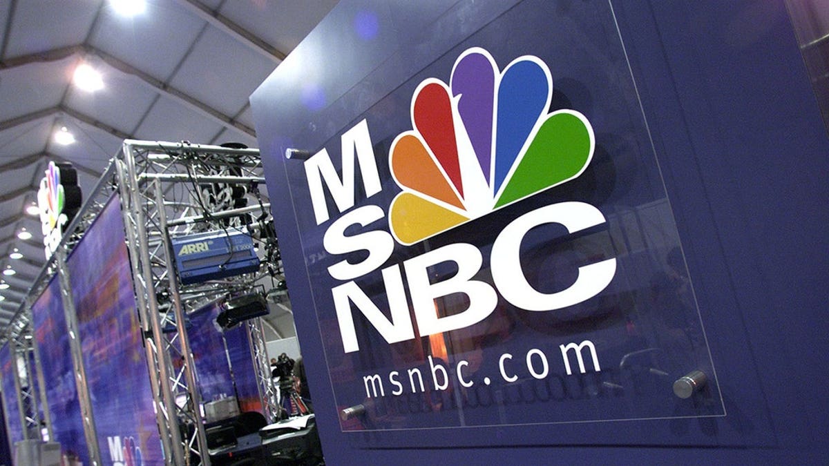 MSNBC Logo on wall