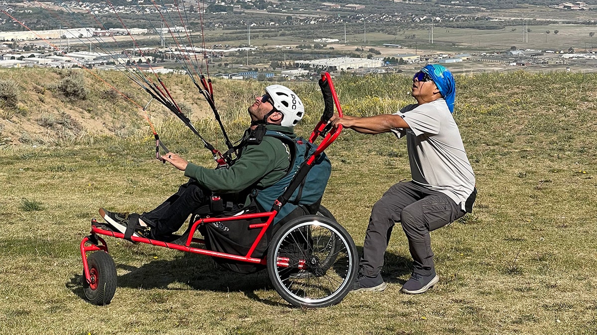 paragliding training