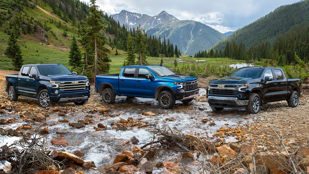 The Chevrolet Silverado High Country, ZR2 and LT each have a unique grille design.