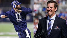 Eli Manning imitates Dak Prescott's hip thrust warmup during live broadcast: 'I'm like Shakira'