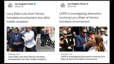 LA Times downplays racially charged attack on GOP gubernatorial candidate Larry Elder with misleading tweets