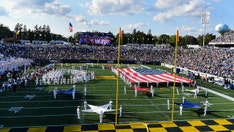American flag memorial set to pay tribute to thousands of fallen service members at Army-Navy game