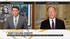 Toomey clashes with CBS host for saying GOP could 'relieve' debt ceiling crisis: Dems control the government!