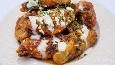 Crispy air fryer chicken wings with hot honey: Try the recipe