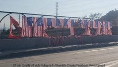 Flags honoring 13 US service members killed in Kabul airport attack vandalized in California