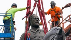 Statue of Confederate Robert E. Lee taken down in Virginia
