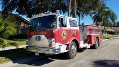 Honoring 9/11 first responders: Refurbished fire truck emblazoned with names of the fallen