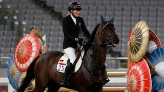 Modern pentathlon coach who struck horse sent for training