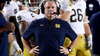 Notre Dame's Brian Kelly downplays failed 'execution' joke: 'Are you people crazy?'