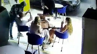 Diners at sidewalk café in liberal city robbed in broad daylight