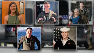 Navy identifies 5 sailors killed in helicopter crash off California coast