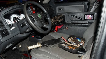 Capitol police arrest man with knives in truck painted with swastika near DNC headquarters in Washington