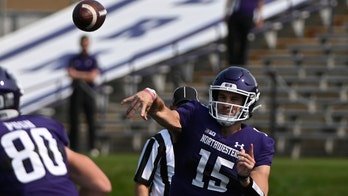 Hull rushed for 126, Northwestern beats Indiana State 24-6