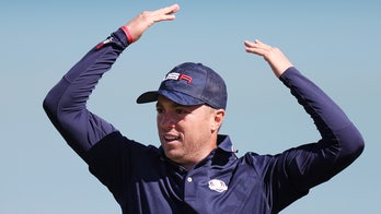 Justin Thomas, Daniel Berger shotgun beers at Ryder Cup with US leading big