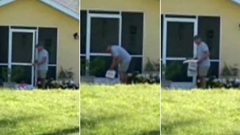 Brian Laundrie's dad receives Dunkin Donuts, other packages outside house as America hunts son