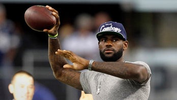 LeBron James recalls flirting with NFL offers during Peyton, Eli Manning broadcast