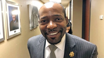 GOP Nevada Lt Gov. hopeful aggressively thrown through metal detector at COVID meeting, video shows