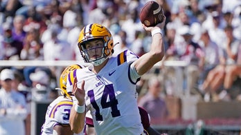 Johnson has 4 TD passes, LSU outlasts Mississippi St. 38-25