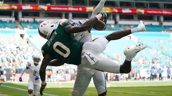 Miami's Romello Brinson makes his case for catch of the year with must-see TD