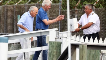 Bill Clinton spotted in Hamptons boarding yacht with Epstein-connected billionaire sugar baron brothers