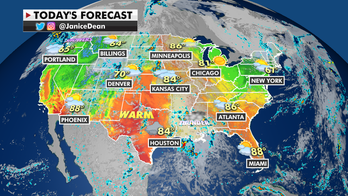 Cooler weather forecast in regions across US as front brings risk of storms, heavy rain