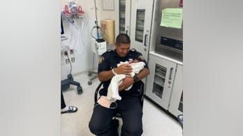 New Jersey police officer catches 1-month-old baby dropped off balcony