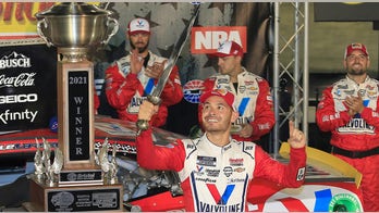 NASCAR Playoffs: Larson wins Bristol as Elliott and Harvick feud