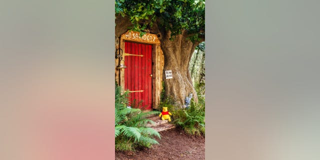 You can stay in Winnie the Pooh's treehouse in the 'Hundred Acre Wood'