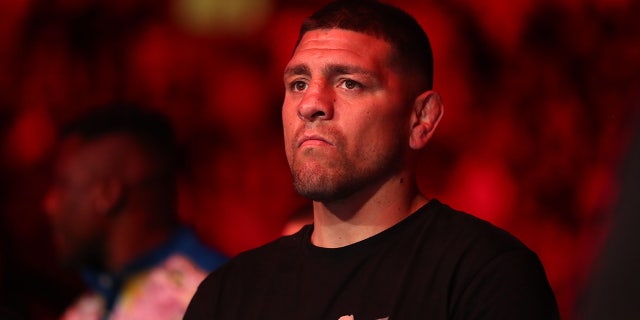 Nick Diaz brother of Nate Diaz in attendance during UFC 263 at Gila River Arena.