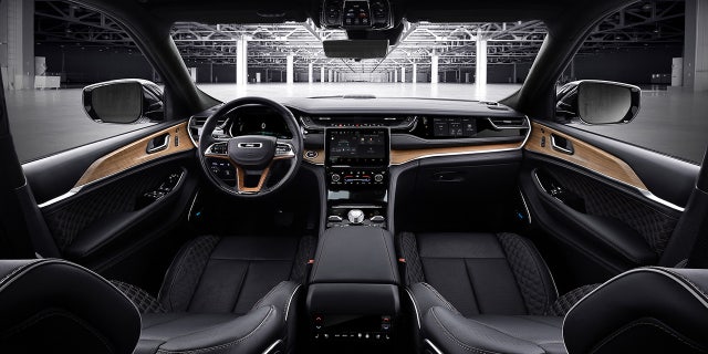The Grand Cherokee Summit Reserve is the most luxurious model and offers a front passenger side touchscreen video display.