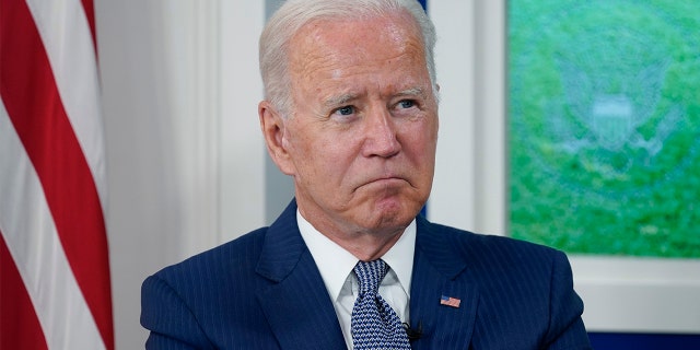 President Joe Biden attends a virtual COVID-19 summit during the 76th Session of the United Nations General Assembly, in the South Court Auditorium on the White House campus, Wednesday, Sept. 22, 2021, in Washington. (AP Photo/Evan Vucci)