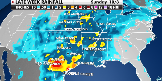 Late Week Rainfall