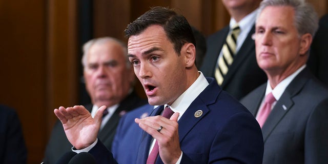 Rep. Mike Gallagher, R-Wis., and his Democrat counterparts on the House China Committee signaled that they won't stop visiting Taiwan. (AP Photo / J. Scott Applewhite / File)