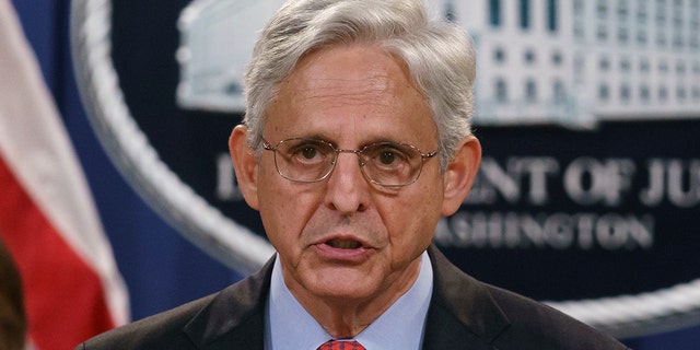 Attorney General Merrick Garland announces a lawsuit to block the enforcement of a new Texas law that bans most abortions, at the Justice Department in Washington, Thursday, Sept. 9, 2021. (AP Photo/J. Scott Applewhite)