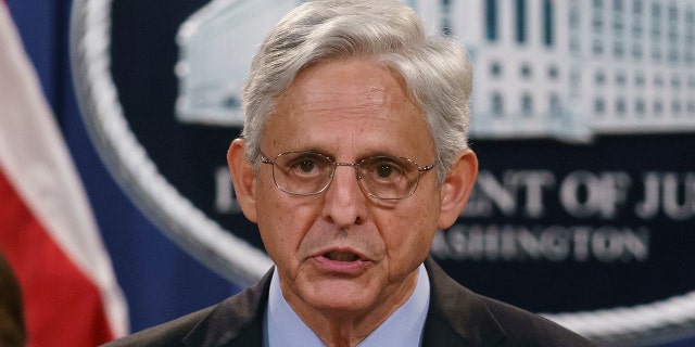 Attorney General Merrick Garland announces a lawsuit to block the enforcement of a new Texas law that bans most abortions, at the Justice Department in Washington, Thursday, Sept. 9, 2021. (AP Photo/J. Scott Applewhite)