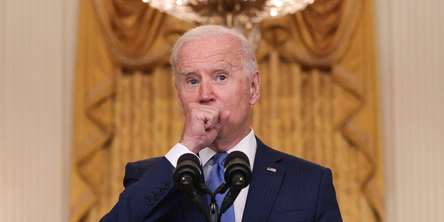 President Biden prompted questions from reporters in September, when he was seen coughing during several speeches.