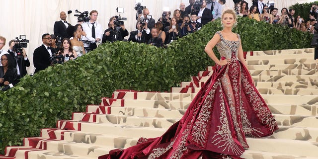 Blake Lively attends 'Heavenly Bodies: Fashion &amp; the Catholic Imagination', the 2018 Costume Institute Benefit at Metropolitan Museum of Art on May 7, 2018 in New York City.