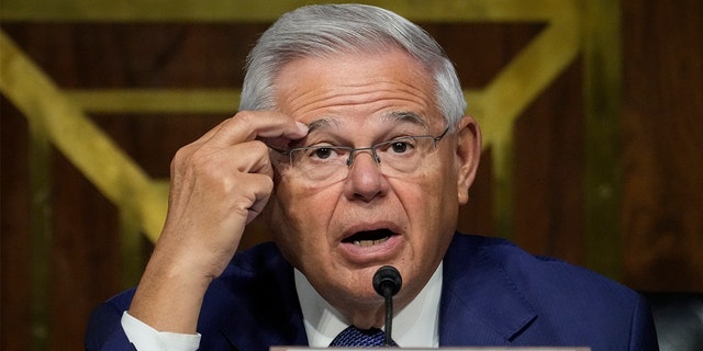 Committee chairman Sen. Bob Menendez, D-N.J., questions Secretary of State Antony Blinken during a Senate Foreign Relations Committee hearing Sept. 14, 2021, on Capitol Hill in Washington. 