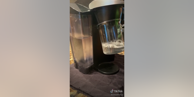 To clean a Keurig, Brandon Pleshek recommends using white vinegar or a cleaning solution that’s been specially formulated for coffeemakers.
