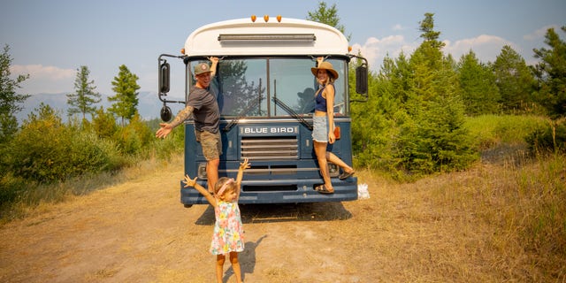 Will and Kristen Watson have lived and been traveling around the country in a refurbished bus with their almost 3-year-old daughter, Rom, since April 2019, making them experts at traveling on the road with kids.