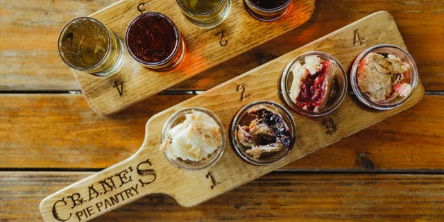 Crane Orchards has 17 apple varieties and a dedicated "Pie Pantry," where visitors can dine.